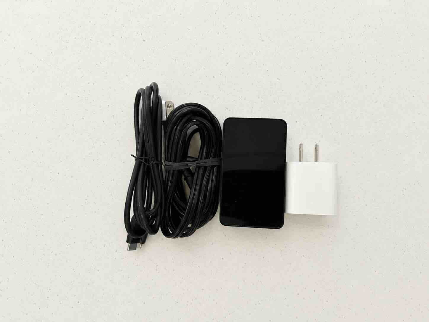 Charging accessories included with the rental kit