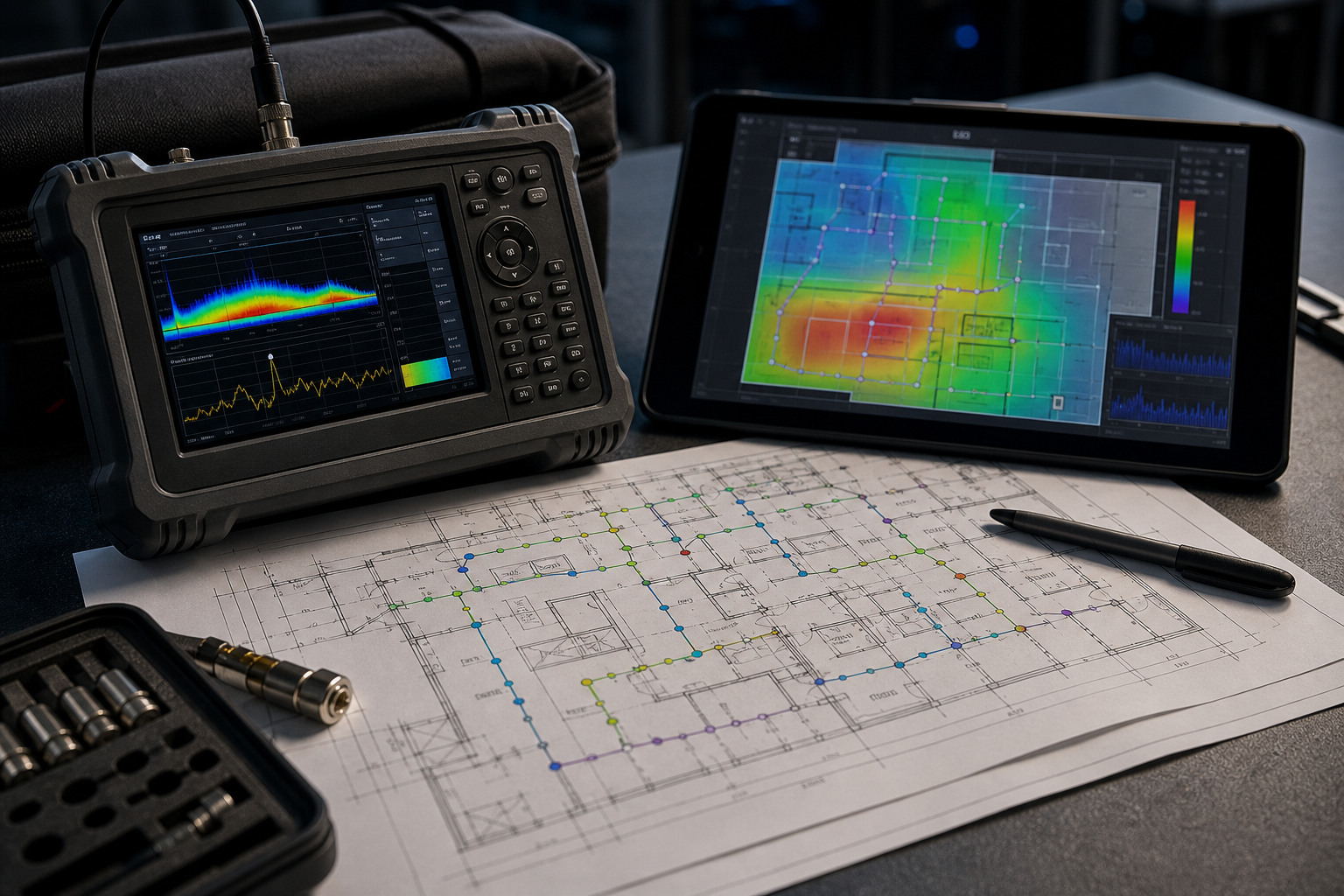 Ekahau WiFi Survey Services and WLAN Design Support visual