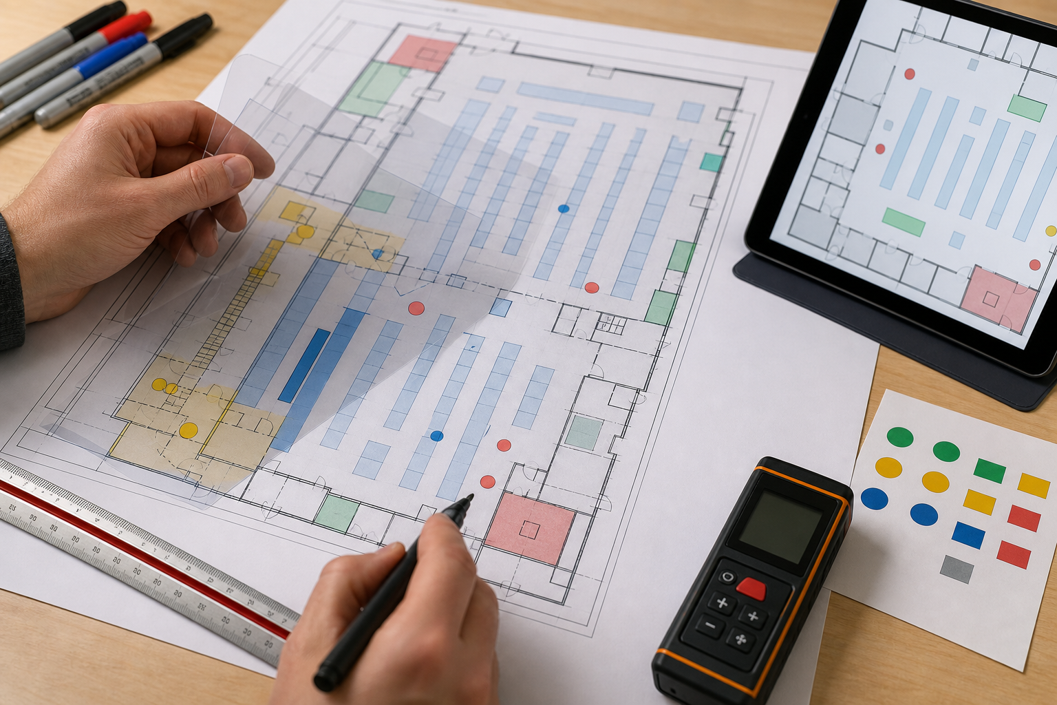 How to prepare floor plans for Ekahau survey work visual