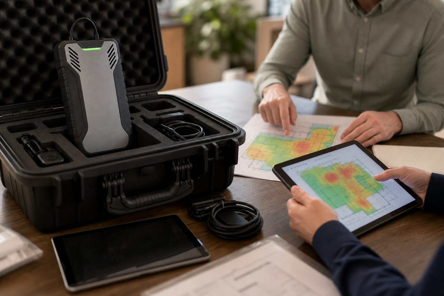 WiFi survey equipment rental vs managed survey service visual